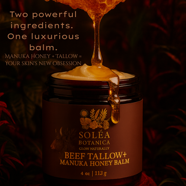 Soléa Botanica Beef Tallow + Manuka Honey Balm