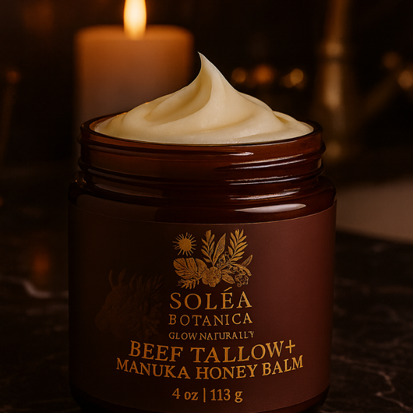 Soléa Botanica Beef Tallow + Manuka Honey Balm