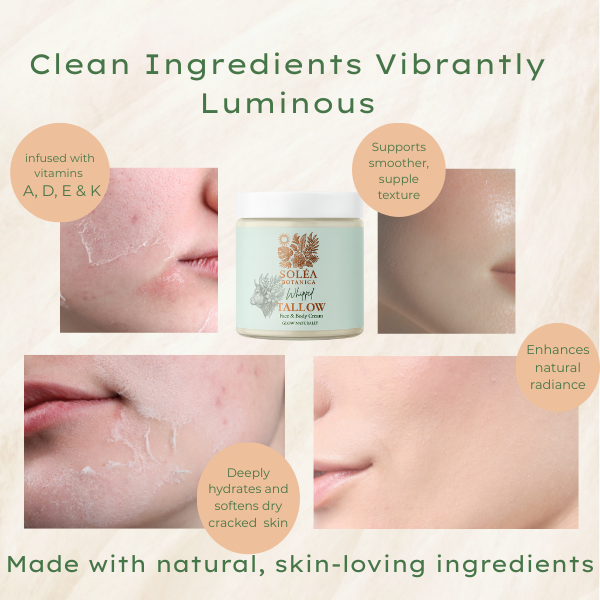 Soléa Botanica  Whipped Tallow Face & Body Cream